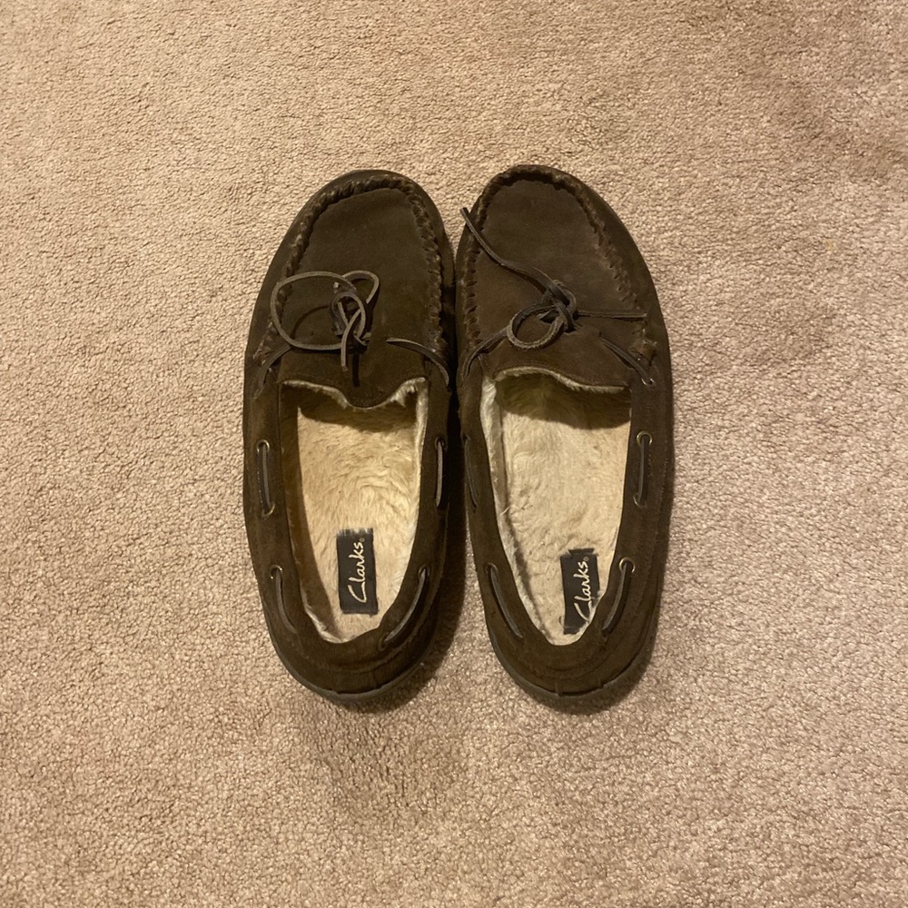 Mens Clark’s loafers size 12